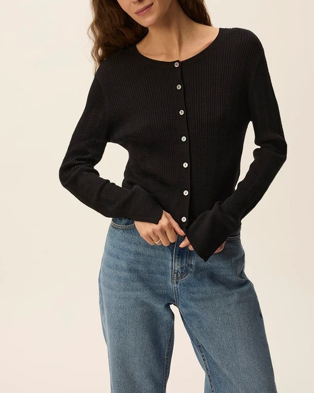 GILET CIENA NOIR ~DES PETITS HAUTS